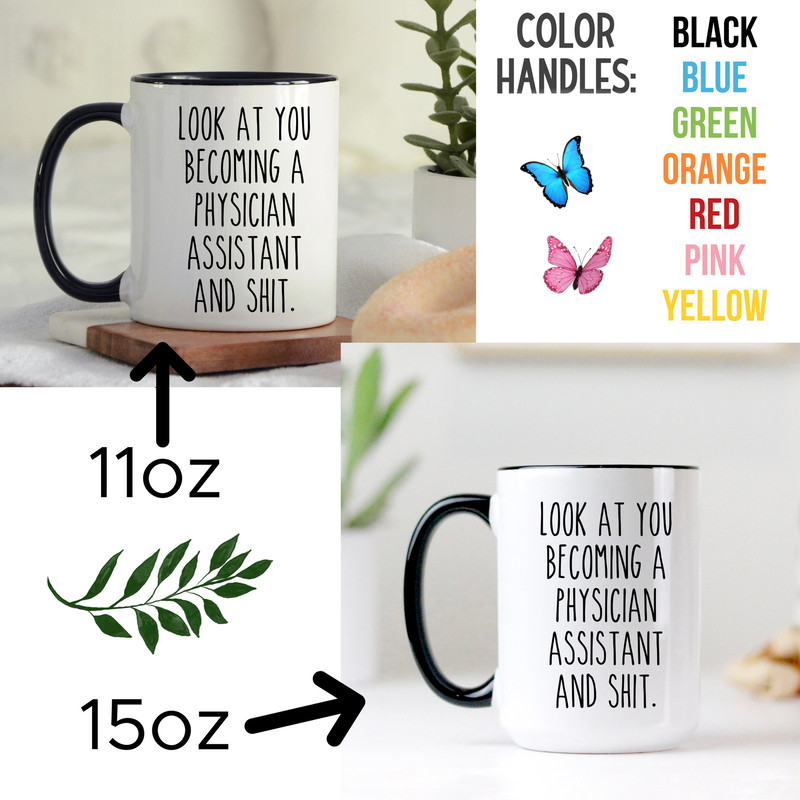 Physician Assistant Mug, PA Mug, Physician Assistant Gift, Physician Assistant School Gift, New PA, Future PA, Pa student gift - 3.jpg
