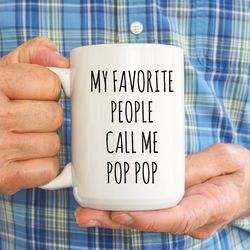 pop pop mug, grandpa mug, worlds best pop pop, funny fathers day mug, fathers day gif