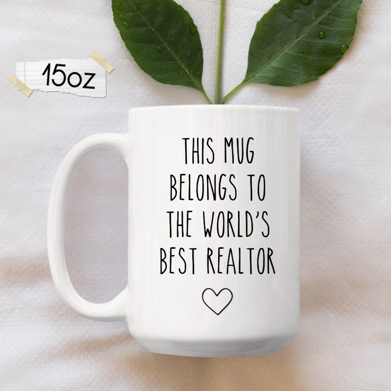 Realtor Mug, Realtor Gift, Real Estate Agent Mug, Realtor Closing Gift, Realtor Thank You, Broker Gift, World's Best Realtor Cup, Special - 2.jpg