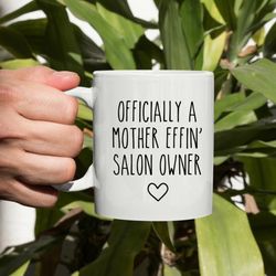 salon owner mug, salon owner gift, hair salon owner, beauty salon owner, boss lady mu