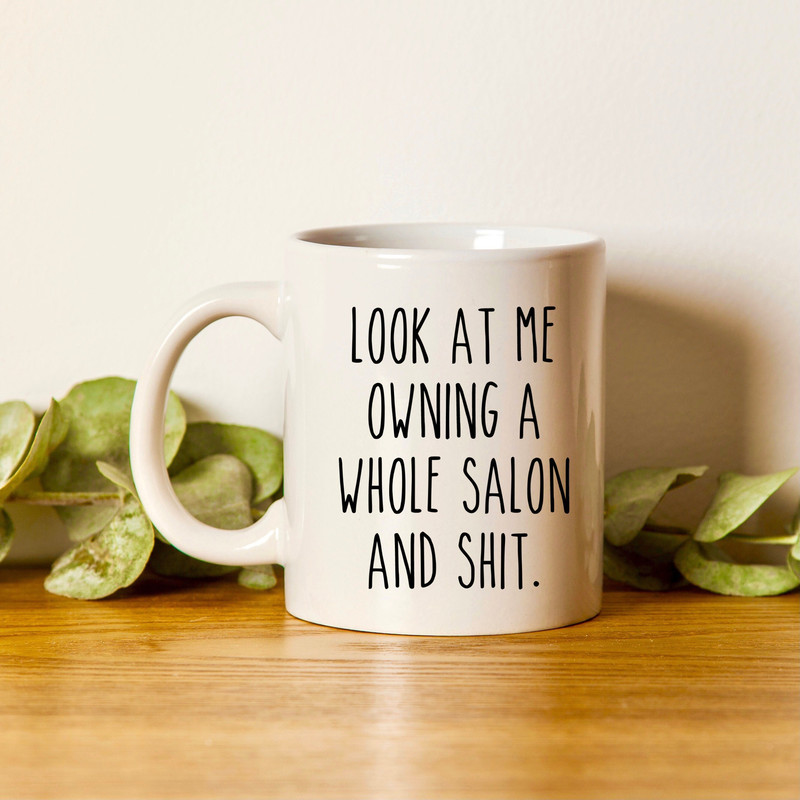 Salon Owner Mug, Salon Owner Gift, Hair Salon Owner, Beauty Salon Owner, Boss Lady Mug, Entrepreneur Mug, Hair Stylist - 1.jpg