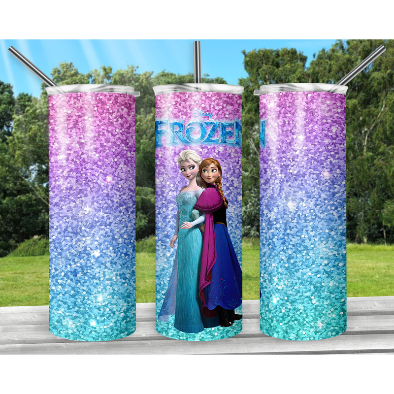 Princess 20oz Sublimation Tumbler Designs, Cartoon Straight Skinny Tumbler Wrap PNG, Sublimation Design PNG, Digital Download, PNG-2.jpg