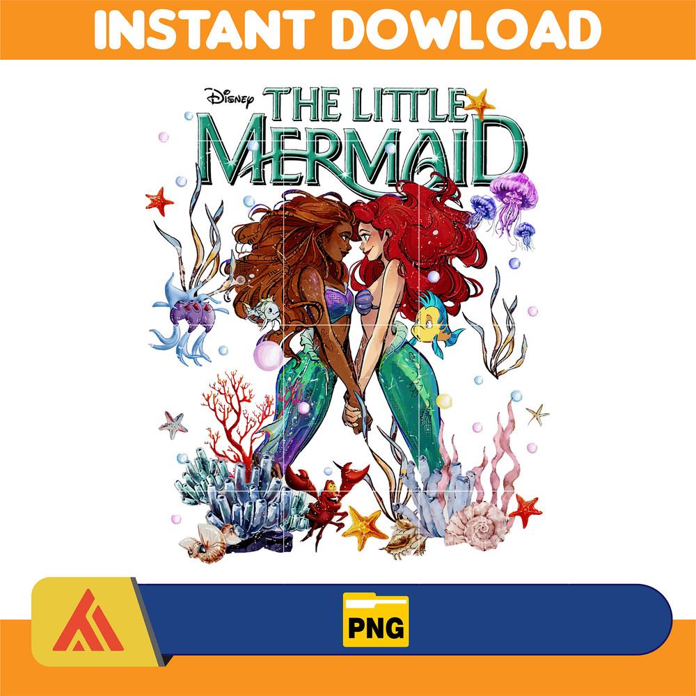The Little Mermaid Ariel Retro Png, Little Mermaid Ariel, Disneyland Png, The Little Mermaid 2023 (2).jpg