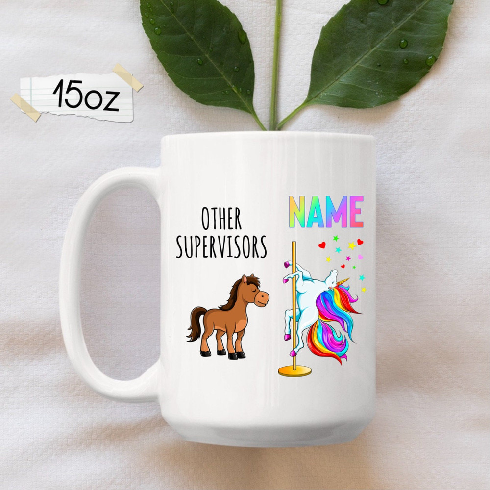 Supervisor Gift, Supervisor Mug, Supervisor Gifts, Supervisor Appreciation, Unicorn Gift Idea - 2.jpg