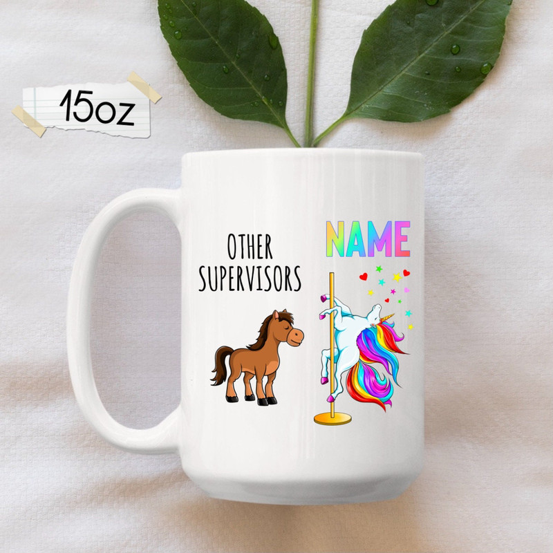 Supervisor Gift, Supervisor Mug, Supervisor Gifts, Supervisor Appreciation, Unicorn Gift Idea - 2.jpg
