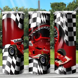 race car among tumbler, race car among skinny tumbler
