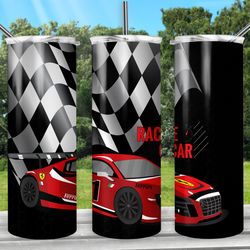 race car ben tumbler, race car ben skinny tumbler