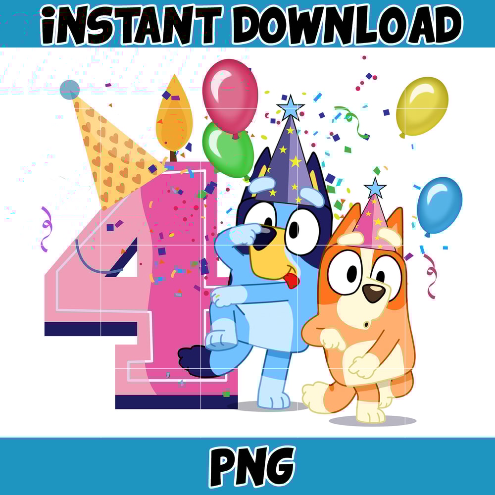 Bluey Birthday 1-9 Years Old PNG Download, Bluey & Bingo Birthday PNG, Bluey Birthday Party PNG, Birthday Girl And Birthday Boy Design (8).jpg