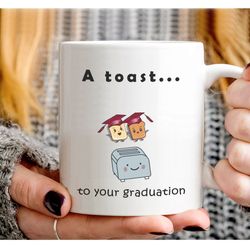 graduation mug, fun graduation gift coffee mug, best friend graduating, funny couple