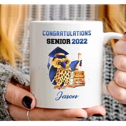 personalized gift coffee mug, custom graduation mug class of 2023 congrats graduation