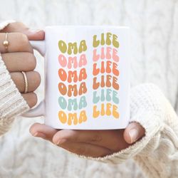 oma life mug oma gifts birthday gift for oma christmas gift for new oma favorite mug