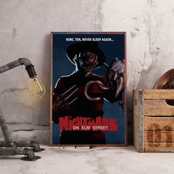 movie poster, film poster, a nightmare on elm street poster, wall art, wall decor, prints, home decor, sleepbound soul's