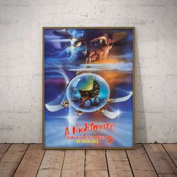 movie poster, film poster, a nightmare on elm street poster, wall art, wall decor, prints, home decor, shattered dream