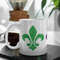 Fleur De Lis Coffee Mug Microwave and Dishwasher Safe Ceramic Cup Mardi Gras Carnival New Orleans Louisiana Catholic Tea Hot Chocolate - 2.jpg