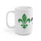 Fleur De Lis Coffee Mug Microwave and Dishwasher Safe Ceramic Cup Mardi Gras Carnival New Orleans Louisiana Catholic Tea Hot Chocolate - 8.jpg