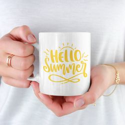 hello summer coffee mug microwave and dishwasher s