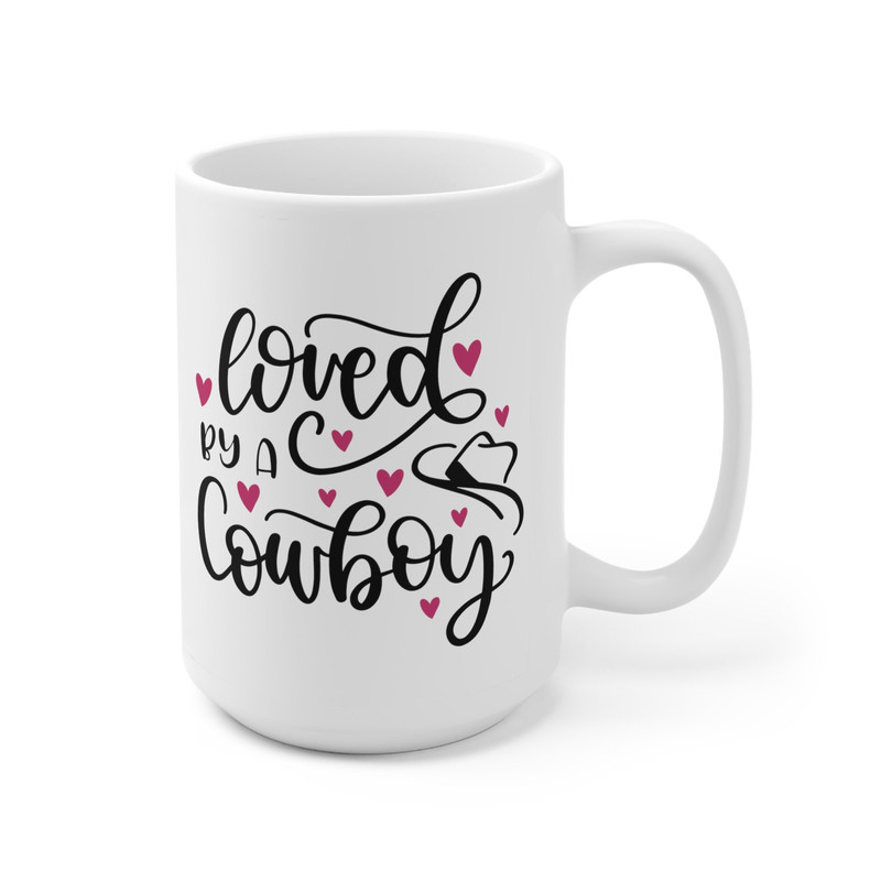 Loved By A Cowboy Coffee Mug Microwave and Dishwasher Safe Ceramic Cup Western Wife Cowgirl I Love My Cowboy Tea Hot Chocolate Gift Mug - 10.jpg