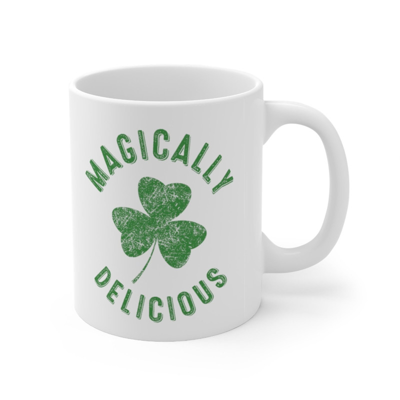 Magically Delicious Coffee Mug Microwave and Dishwasher Safe Ceramic Cup Irish Shamrock St Patrick Day Clover Tea Hot Chocolate Gift - 7.jpg