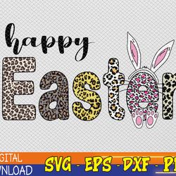happy easter bunny rabbit face funny easter day svg, eps, png, dxf, digital download