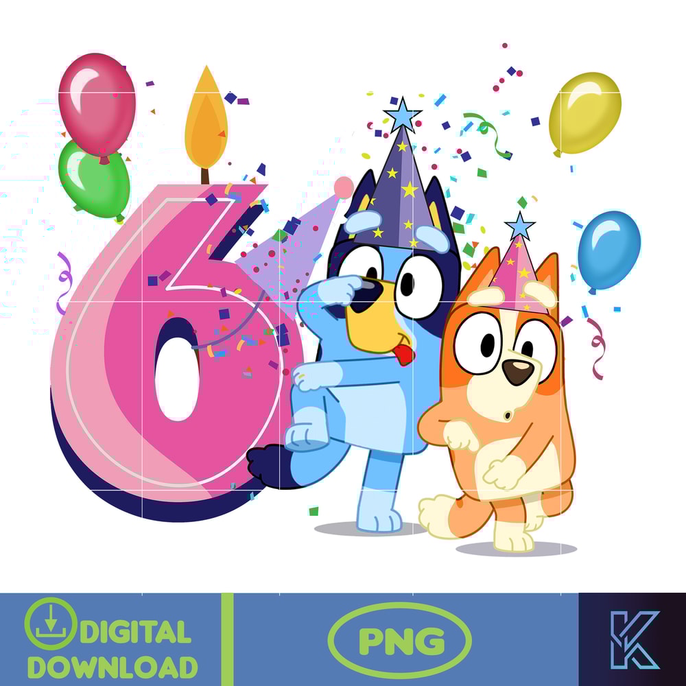 Bluey Birthday 1-9 Years Old PNG Download, Bluey & Bingo Birthday PNG, Bluey Birthday Party PNG, Birthday Girl And Birthday Boy Design (12).jpg