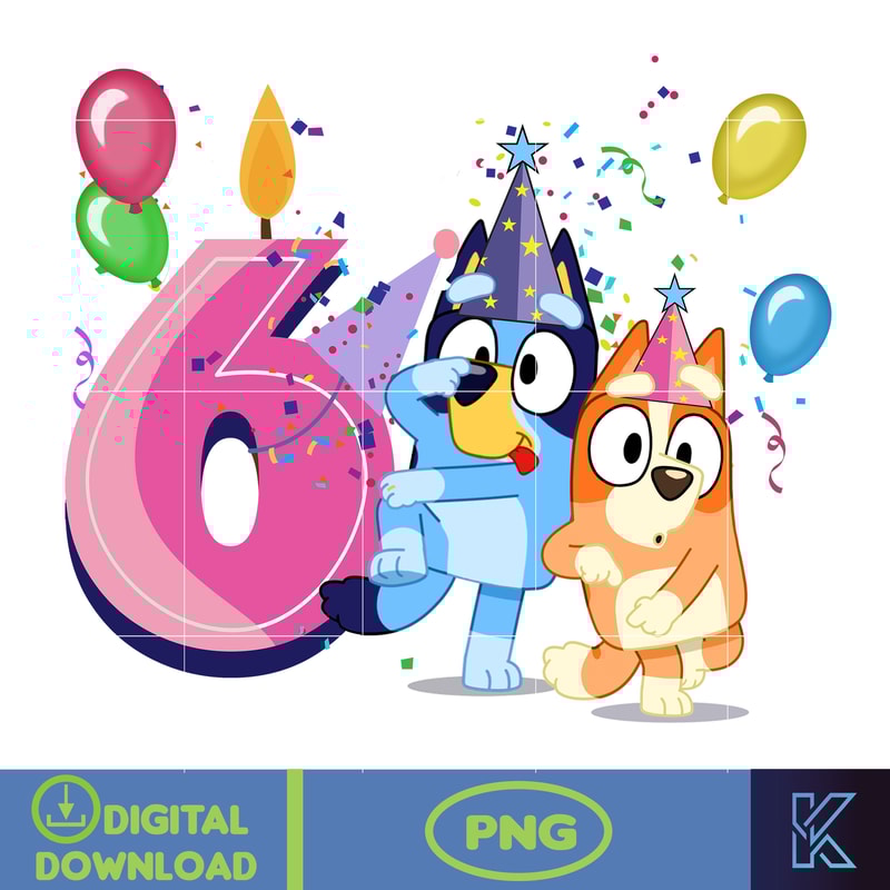 Bluey Birthday 1-9 Years Old PNG Download, Bluey & Bingo Birthday PNG, Bluey Birthday Party PNG, Birthday Girl And Birthday Boy Design (12).jpg