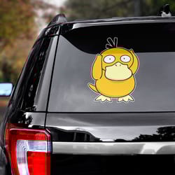 psyduck decal for car, psyduck sticker, game decal, game sticker, koduck sticker for car, koduck decal for car