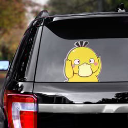 psyduck decal for car, psyduck sticker, game decal, koduck sticker for car, koduck decal for car, game sticker