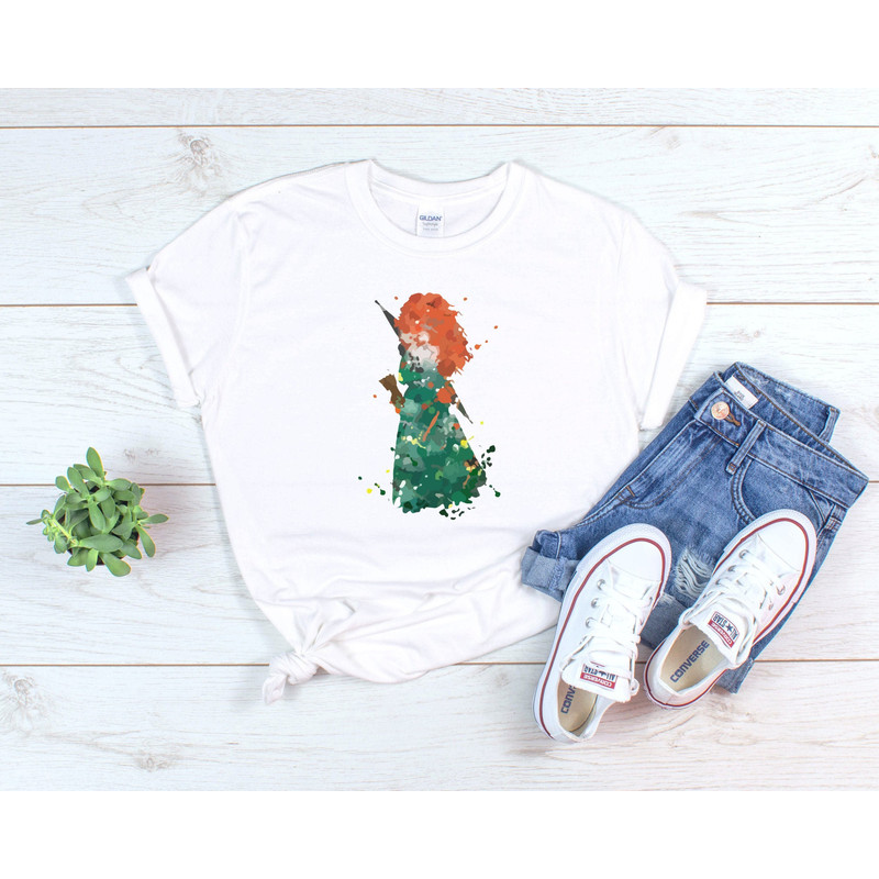 Brave Shirt, Merida, Disney Shirt, Disneyland Shirt, Disney World Shirt, Simple Disney Shirt, Disney Pixar princess shirt - 1.jpg