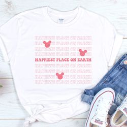 happiest place on earth shirt, disneyland shirts, disney shirt, disney