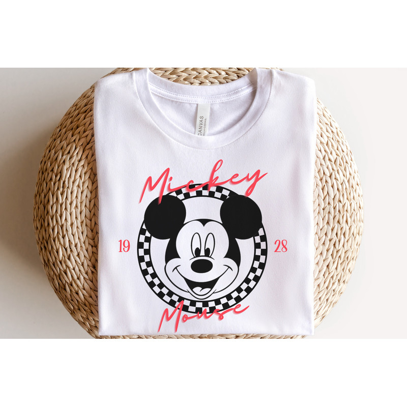 Mickey Mouse Shirt, Retro Checkered Mickey Shirt, Disney World Shirt, Disneyland Shirts, Disney Shirt, Disneyland Shirt, Disney World Shirt - 1.jpg