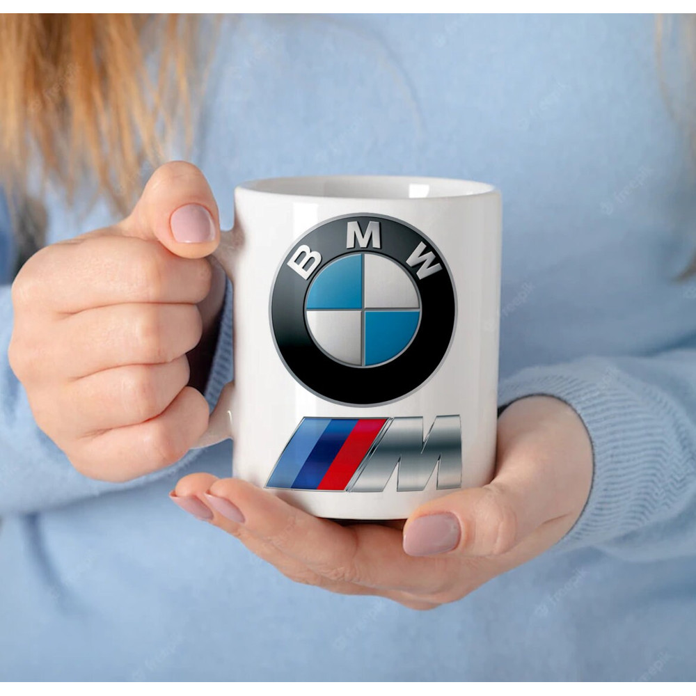 BMW M Power M Performance Car Mug - Novelty Funny Anniversary Birthday Present, 11 Oz White Coffee Tea Mug Cup - 2.jpg