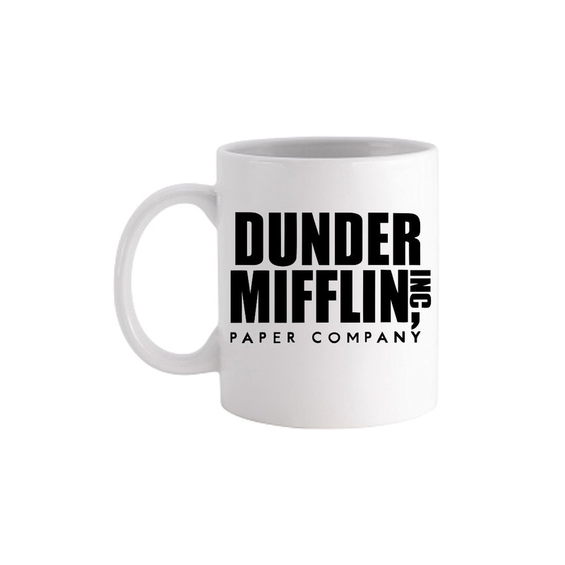 Dunder Miflin Paper Company Inc The Office TV Show - Novelty Cute Funny Anniversary Birthday Present, 11 - 15 Oz White Coffee Tea Mug Cup - 1.jpg