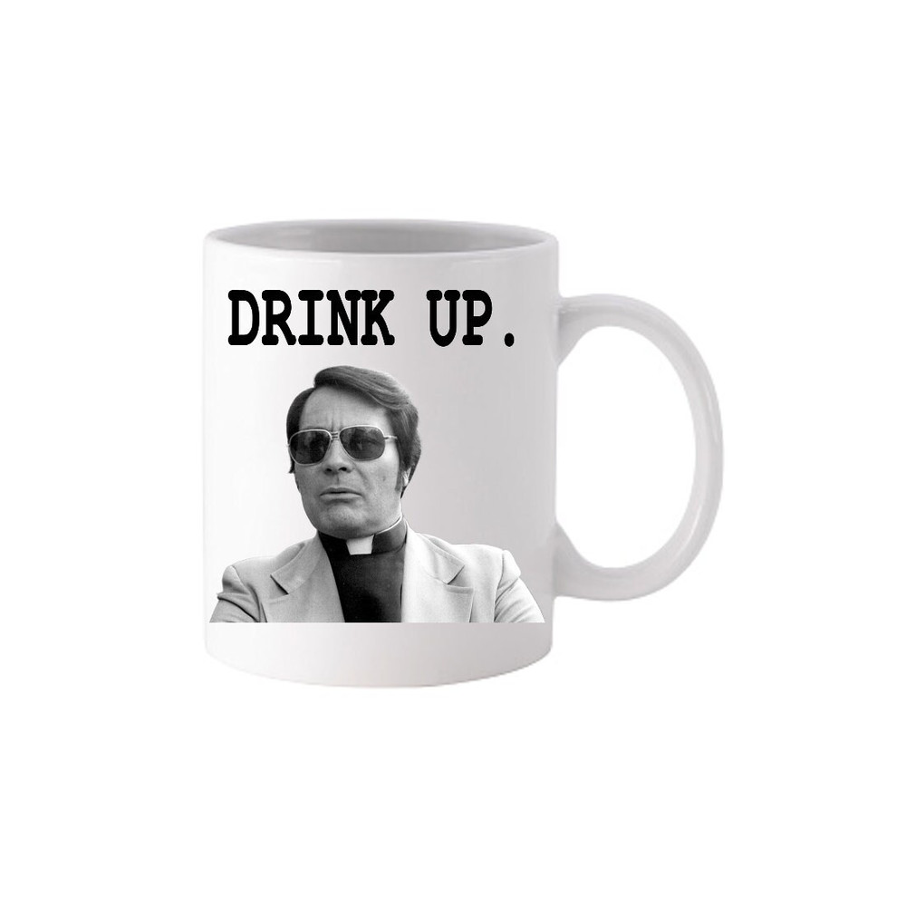 Jim Jones Drink Up Serial Killer Pun Cult Leader Dark Humor - Novelty Funny Anniversary Birthday Present, 11 Oz White Coffee Tea Mug Cup - 2.jpg