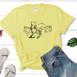 winnie the pooh shirt, pooh bear and piglet shirt, disneyland shirts,