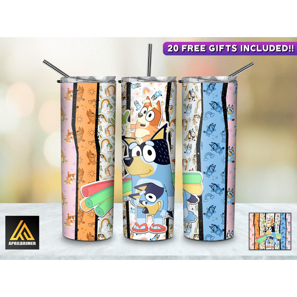 Cartoon Character 20 Oz Skinny Tumbler StraightTapered Wrap Png Sublimation Instant Download, Cartoon Tumbler Png-10.jpg