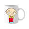 Stewie Showing Finger Family Guy Tv Show Inspired - Novelty Cute Funny Anniversary Birthday Present, 11 - 15 Oz White Coffee Tea Mug Cup - 1.jpg