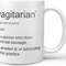 Vagitarian - LGBT Lesbian Present Girlfriend Anniversary Valentine - Novelty Funny Anniversary Birthday Present - 11 - 15 Oz White Mug Cup - 1.jpg