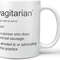 Vagitarian - LGBT Lesbian Present Girlfriend Anniversary Valentine - Novelty Funny Anniversary Birthday Present - 11 - 15 Oz White Mug Cup - 2.jpg