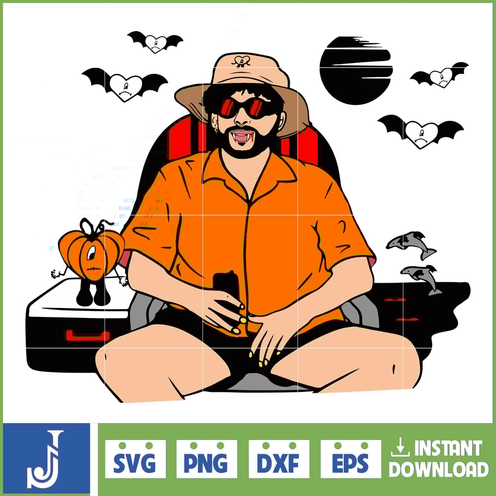 Bad Bunny Halloween Png Bad Bunny Png Bad Bunny Heart Png Un Halloween Sin Ti Png Bad Bunny Horror Png Digital Download (5).jpg