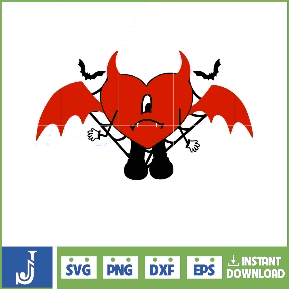 Bad Bunny Halloween Png Bad Bunny Png Bad Bunny Heart Png Un Halloween Sin Ti Png Bad Bunny Horror Png Digital Download (7).jpg