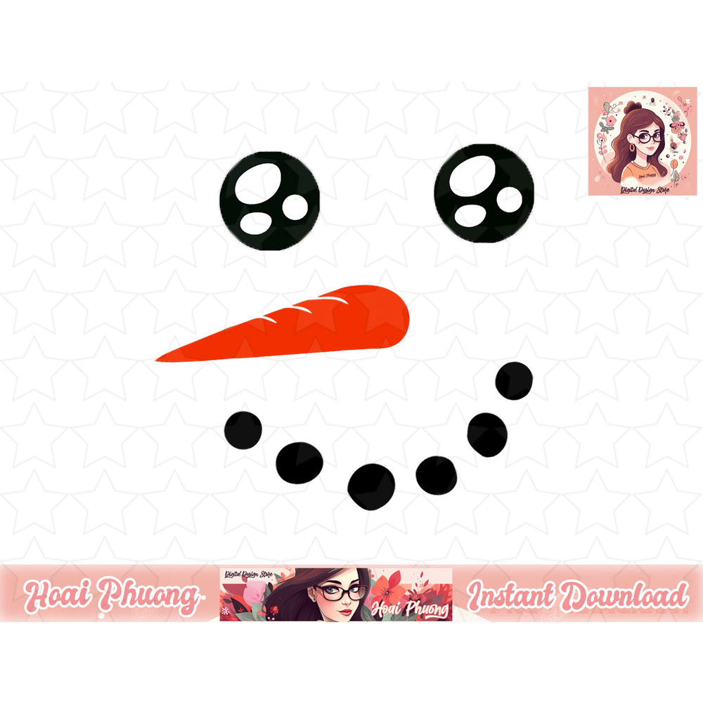 Snowman Face Christmas Costume Funny Xmas png, instant download.jpg