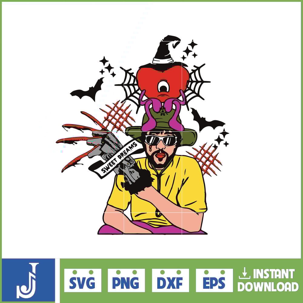 Bad Bunny Halloween Png Bad Bunny Png Bad Bunny Heart Png Un Halloween Sin Ti Png Bad Bunny Horror Png Digital Download (14).jpg