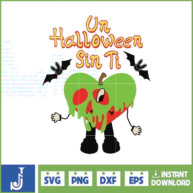 Bad Bunny Halloween Png Bad Bunny Png Bad Bunny Heart Png Un Halloween Sin Ti Png Bad Bunny Horror Png Digital Download (33).jpg