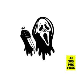 scream call me svg, ghost face svg, scream mask svg, ghost svg, halloween svg, ai digital file