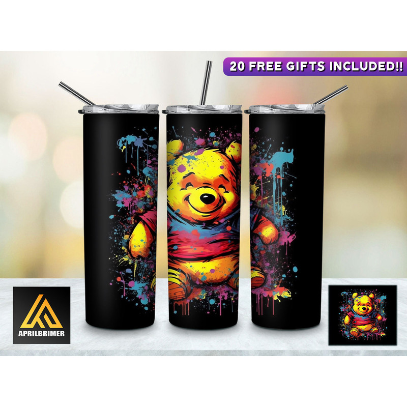 Cartoon Characters 20 Oz Skinny Tumbler StraightTapered Wrap Png Sublimation Design, Cartoon Tumbler PNG File Digital Download-10.jpg