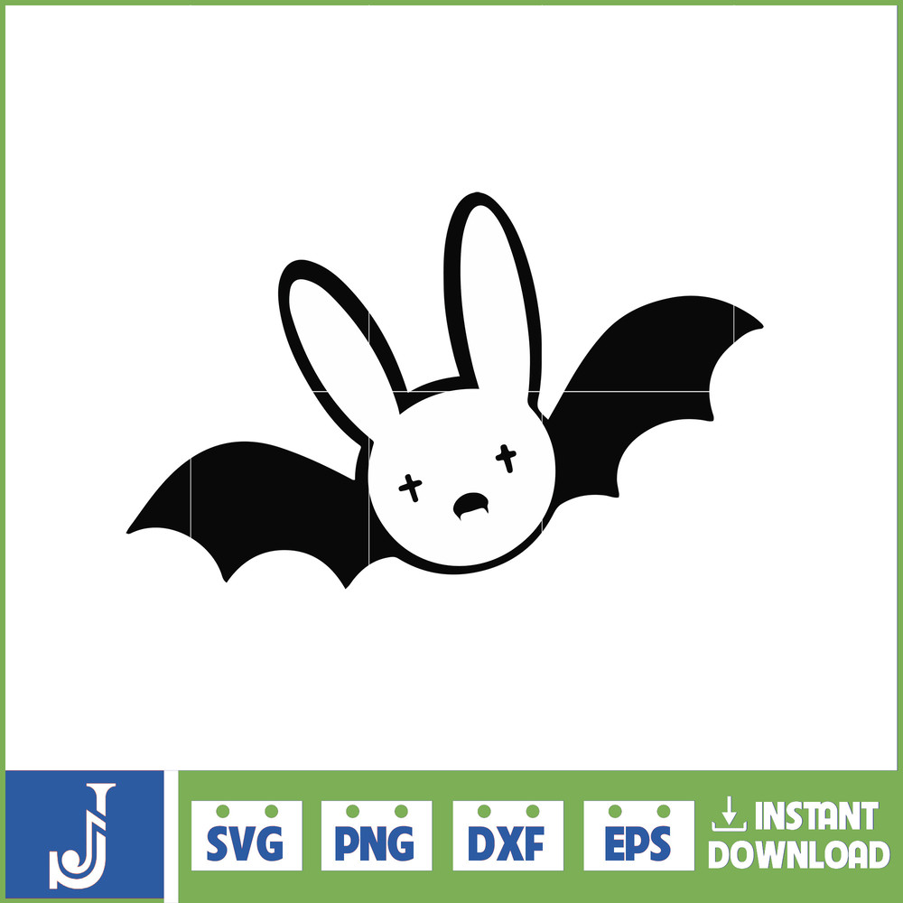 Bad Bunny Halloween Png  Bad Bunny Png  Bad Bunny Heart Png  Un Halloween Sin Ti Png  Bad Bunny Horror Png  Digital Download (41).jpg