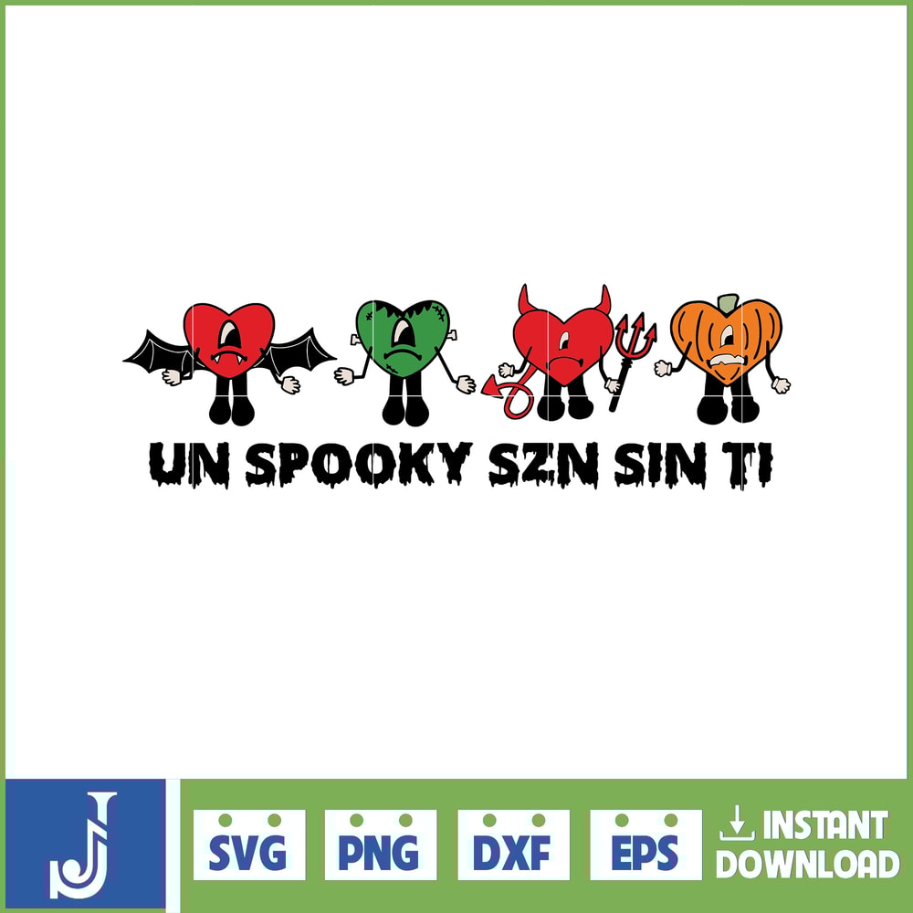 Bad Bunny Halloween Png Bad Bunny Png Bad Bunny Heart Png Un Halloween Sin Ti Png Bad Bunny Horror Png Digital Download (44).jpg