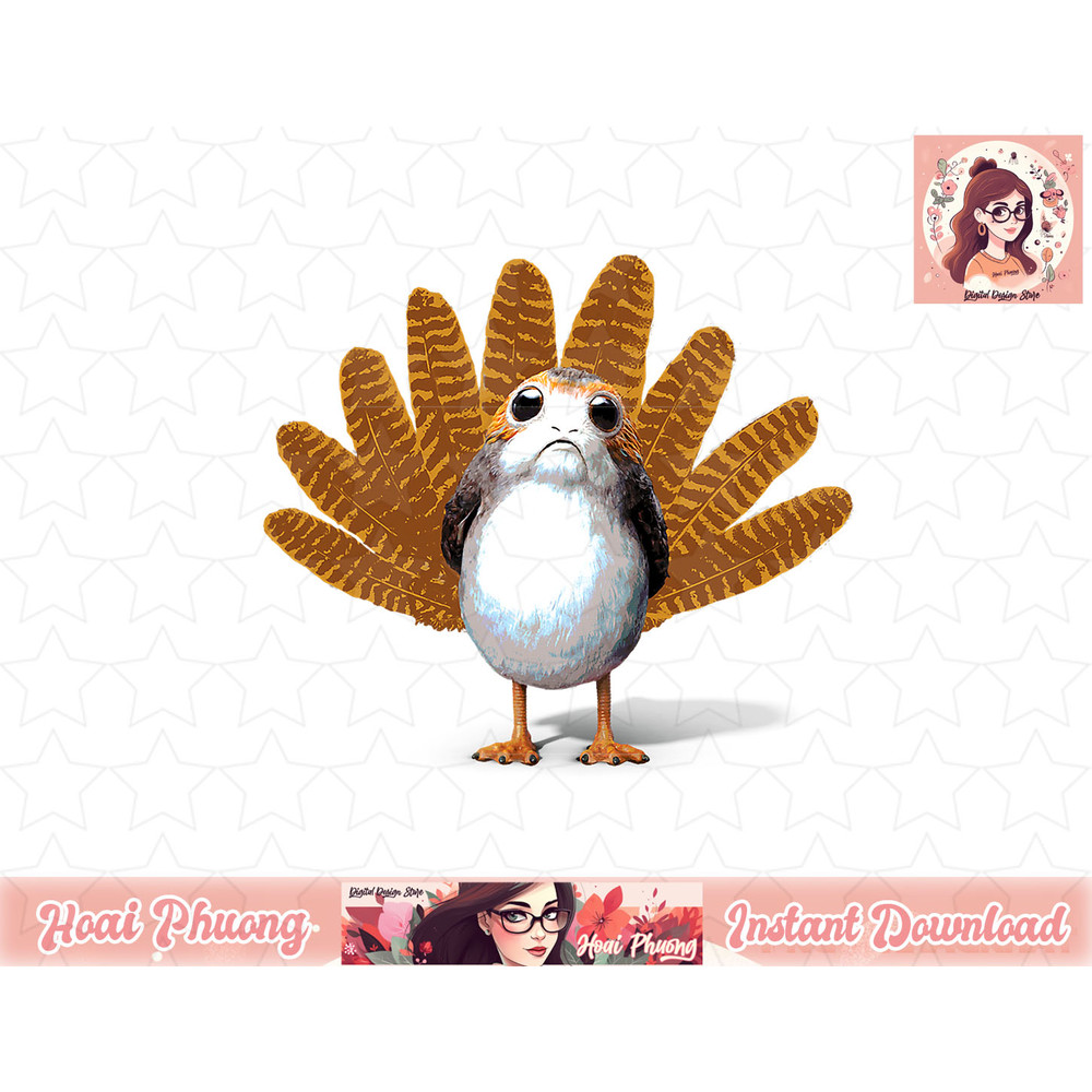 Star Wars Porg Thanksgiving Turkey png, instant download.jpg