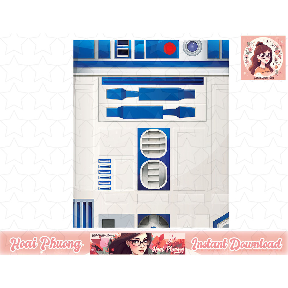 Star Wars R2-D2 Halloween Costume png, instant download.jpg