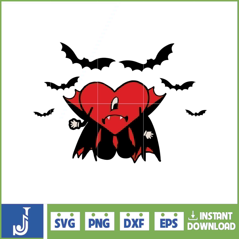 Bad Bunny Halloween Png Bad Bunny Png Bad Bunny Heart Png Un Halloween Sin Ti Png Bad Bunny Horror Png Digital Download (54).jpg